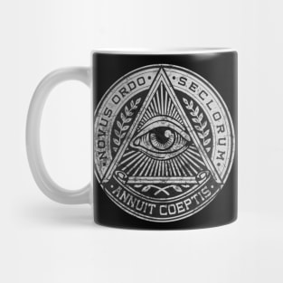 Vintage New World Order Symbol Mug